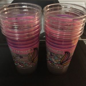12- 20oz Mermaid Solo cups NEW